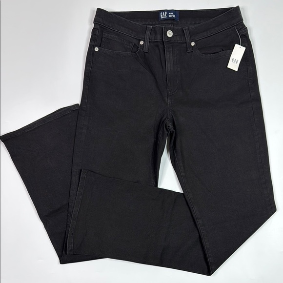 GAP Universal Baby Boot Black Denim Jeans Size 12/31L NWT - Picture 1 of 11
